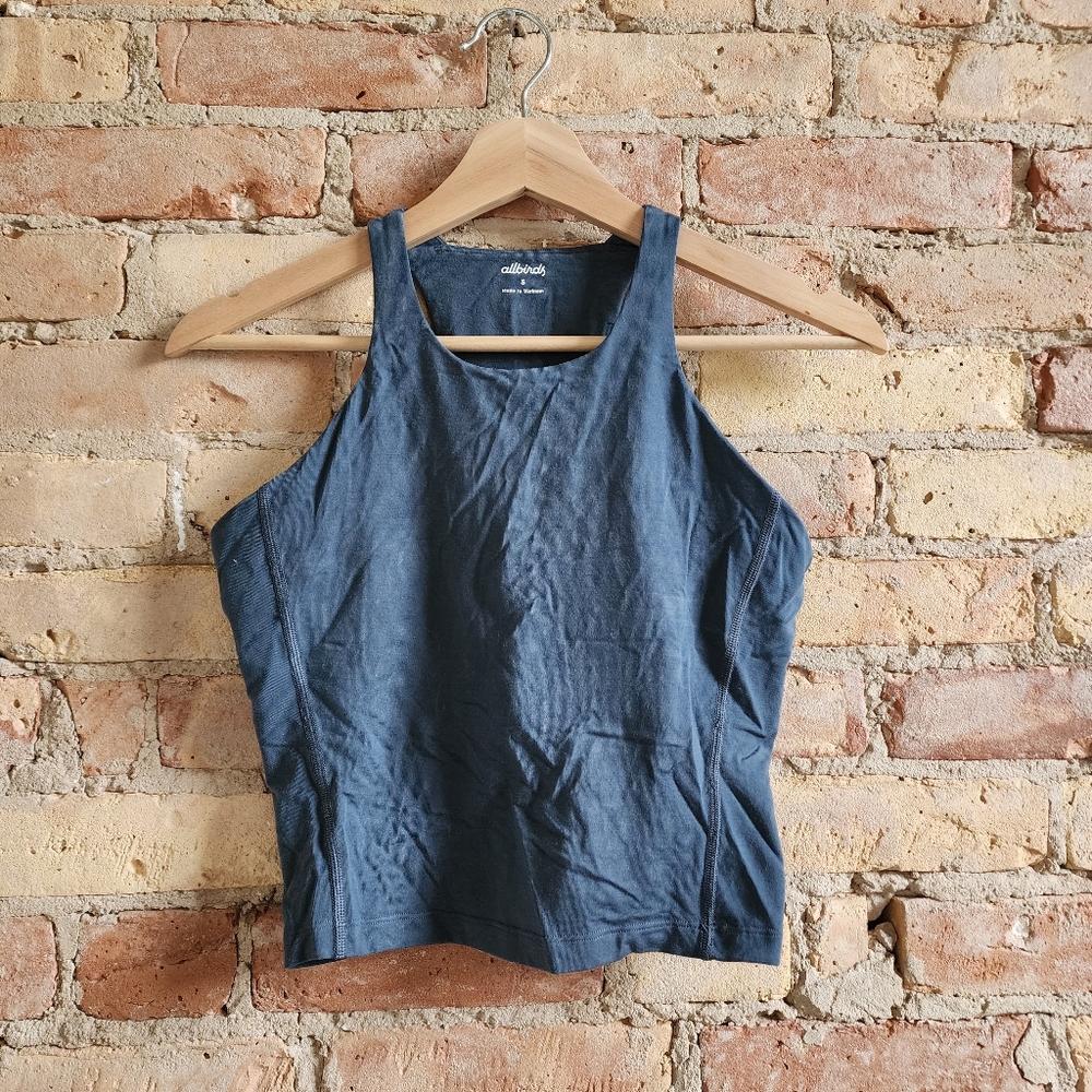 Allbirds Teal Blue Racerback Athletic Tank Top Size Small